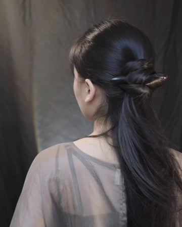 A-half-up-half-down-hairstyle