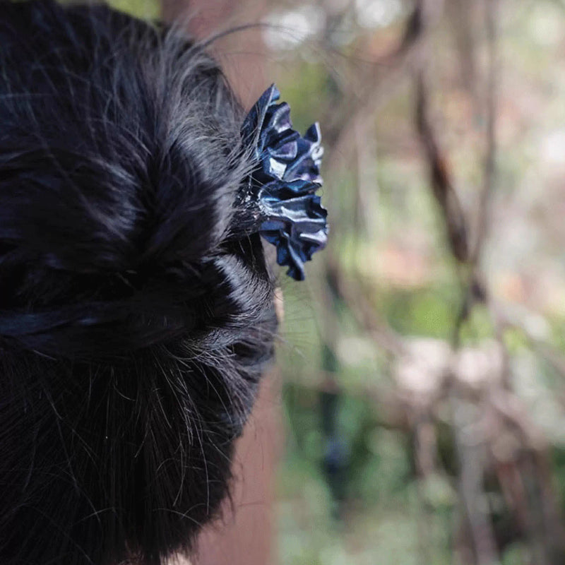 Leather Fishtail Hair Stick