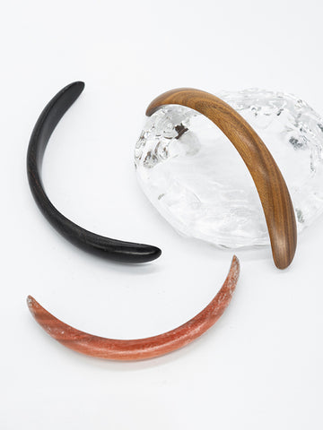 Half-moon Wooden Hair Stick
