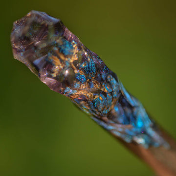 Handmade Lavender Wood Hair Stick