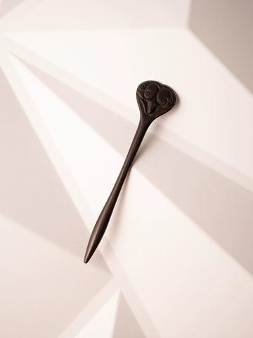 Smiling Fox Original Ebony Wood Hair Stick