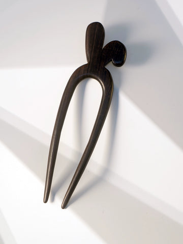 Cute Bunny Wooden Hair Fork
