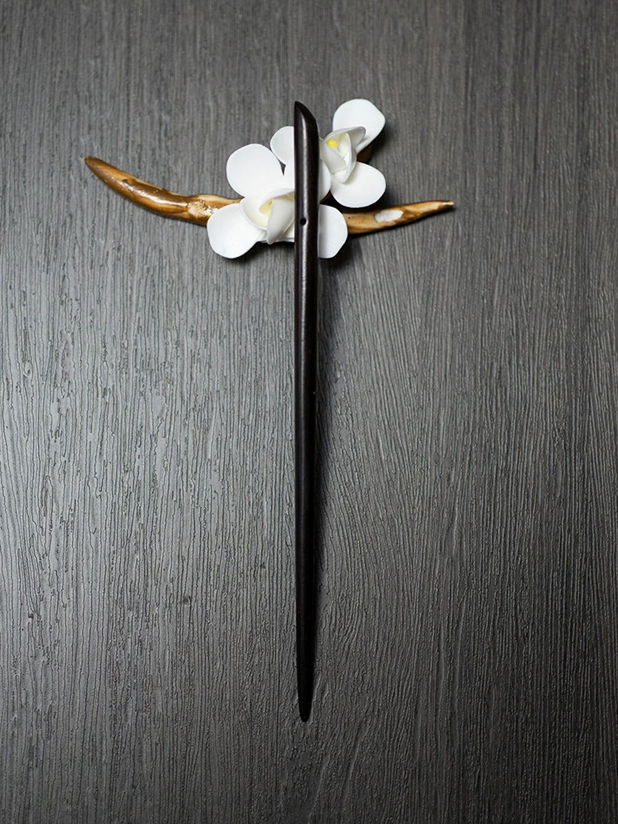 Minimalist Chopstick-Inspired Wooden Hair Stick