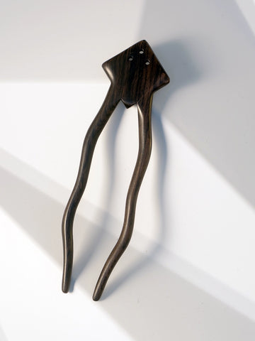 Jellyfish Wooden Hair Fork
