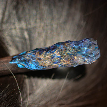 Handmade Zitan Wood & Resin Hair Stick Durable & Customizable