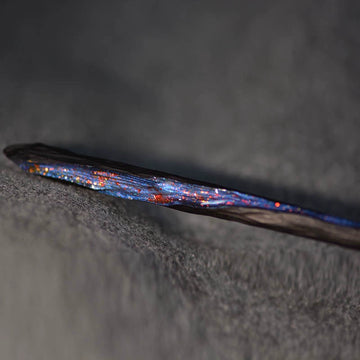 Handmade Minimalist Galaxy Wood Hair Stick