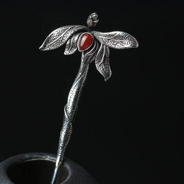 The Bud and Leaves Hair Stick