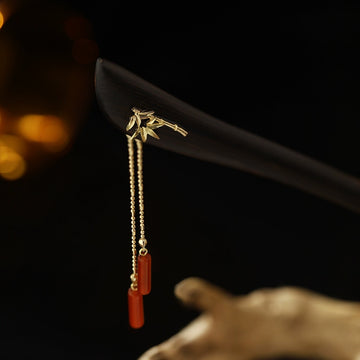 Handmade Bamboo Shadow Hair Stick