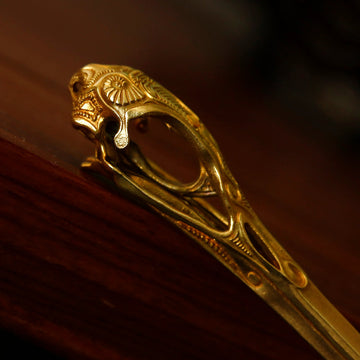 Handmade Crane Bone Hair Stick