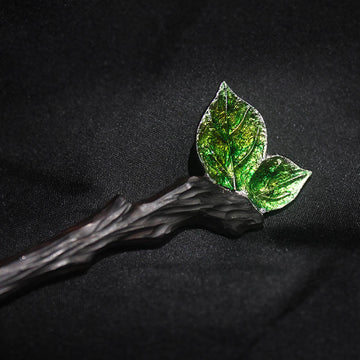 Handmade Leaf Wood Hair Stick