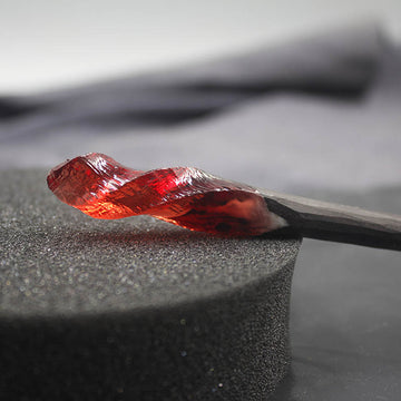 The Twisted Red Hair Stick