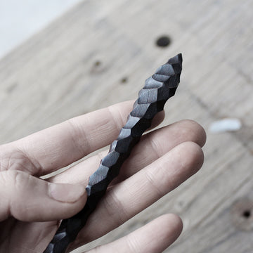 The Hermit Series Stone Pattern Abrasion Hair Stick