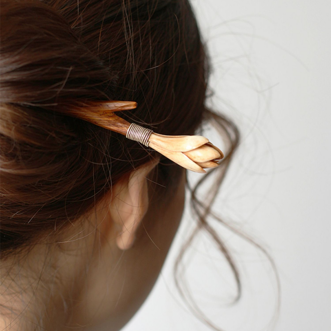 Handmade Mulan Wooden Hair Stick