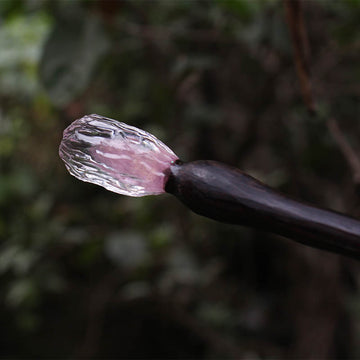 The Girl's Pink Hair Stick