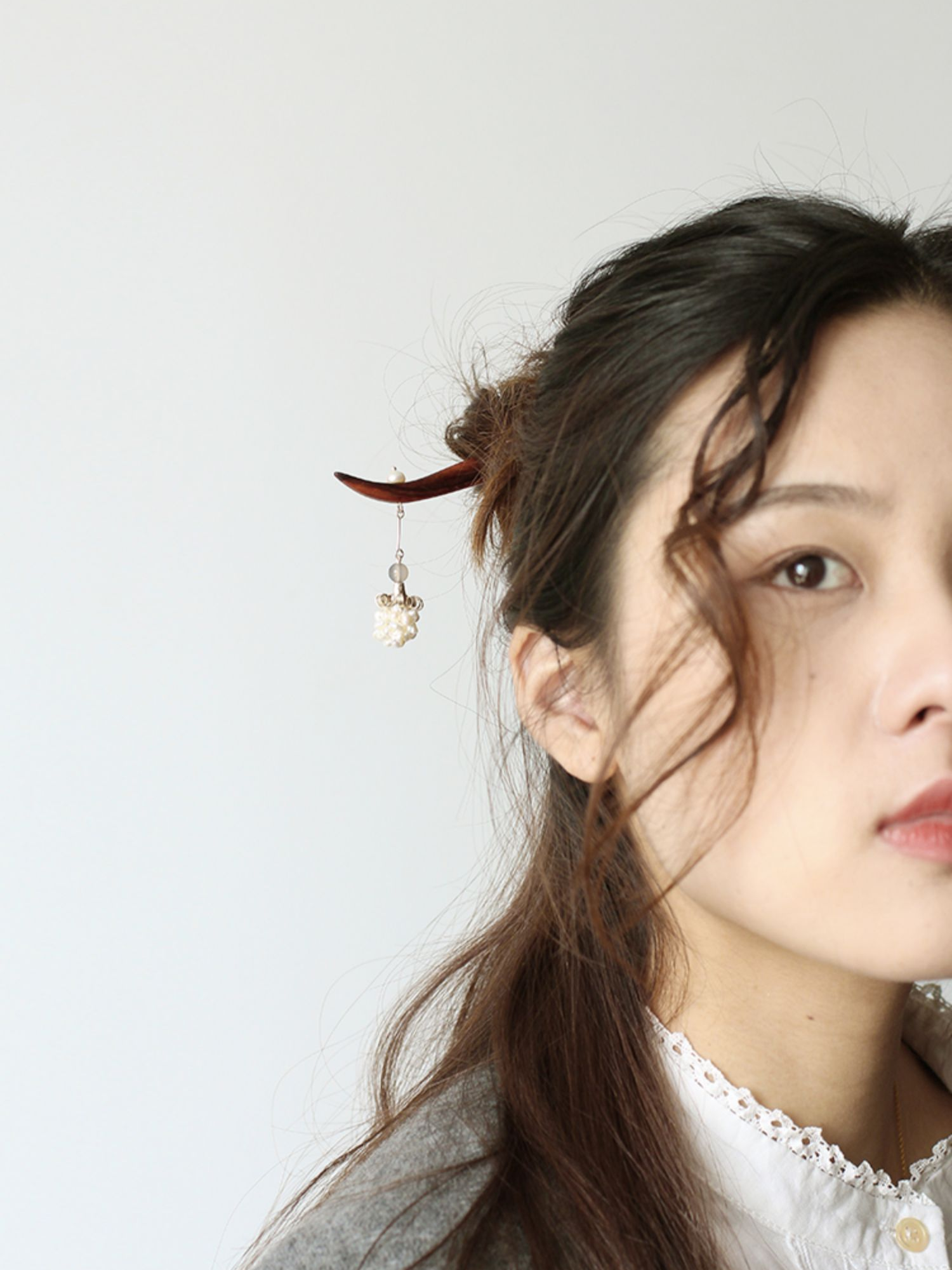 Exquisite Hair Sticks Inspired by the Ancient Chinese Poetry Collection "Zhu Yu Ci"