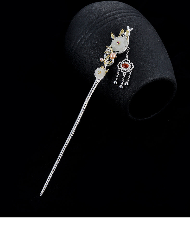 Handcrafted Silver Buyao Hair Stick