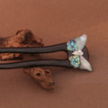 Ebony Butterfly Hair Stick, view 3