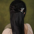 Ebony Butterfly Hair Stick, detail view 2