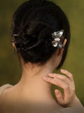 Ebony Butterfly Hair Stick, detail view 4