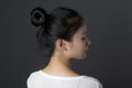 S925 Silver Hair Stick with Jade, detail view 6
