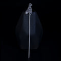 Phoenix Hollow Silver Hairpin, detail view 3