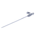 Phoenix Hollow Silver Hairpin, detail view 5