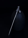 Phoenix Hollow Silver Hairpin, detail view 7