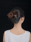 Phoenix Hollow Silver Hairpin, detail view 8