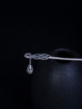 Phoenix Hollow Silver Hairpin, detail view 9