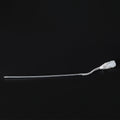 White Jade Magnolia Hair Stick in S925 Silver, detail view 3