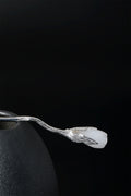 White Jade Magnolia Hair Stick in S925 Silver, detail view 10