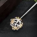 S925 Silver Frost's Descent Manjushaka Hair Stick, detail view 2