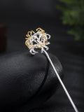S925 Silver Frost's Descent Manjushaka Hair Stick, detail view 7
