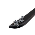 S925 Silver Orchid Wood Hair Stick, detail view 4