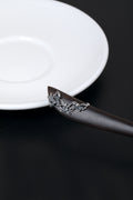 S925 Silver Orchid Wood Hair Stick, detail view 9