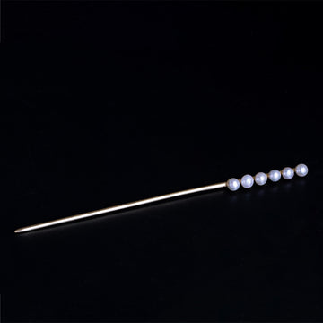 Handmade Minimalist Pearl Silver Hairpin