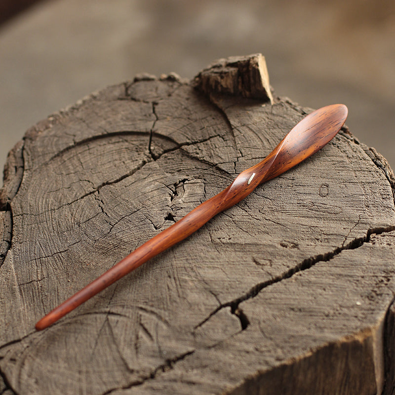 San Nian Hand-carved Wooden Hair Stick