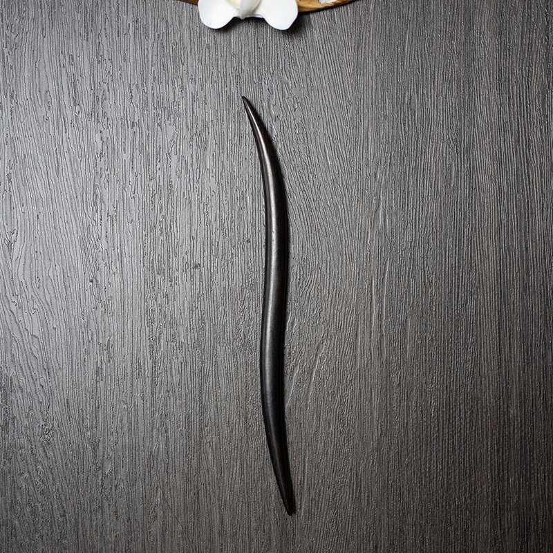 S-Shaped Wooden Hair Stick for Women