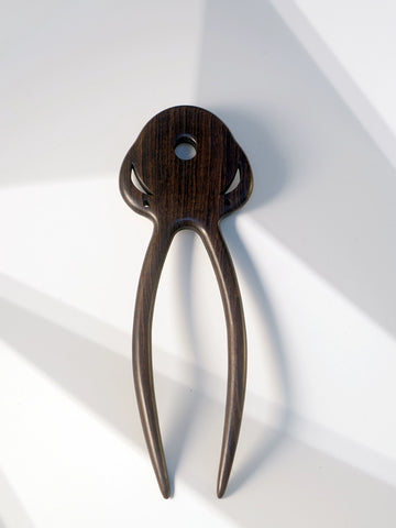 Little Character Wooden Hair Fork