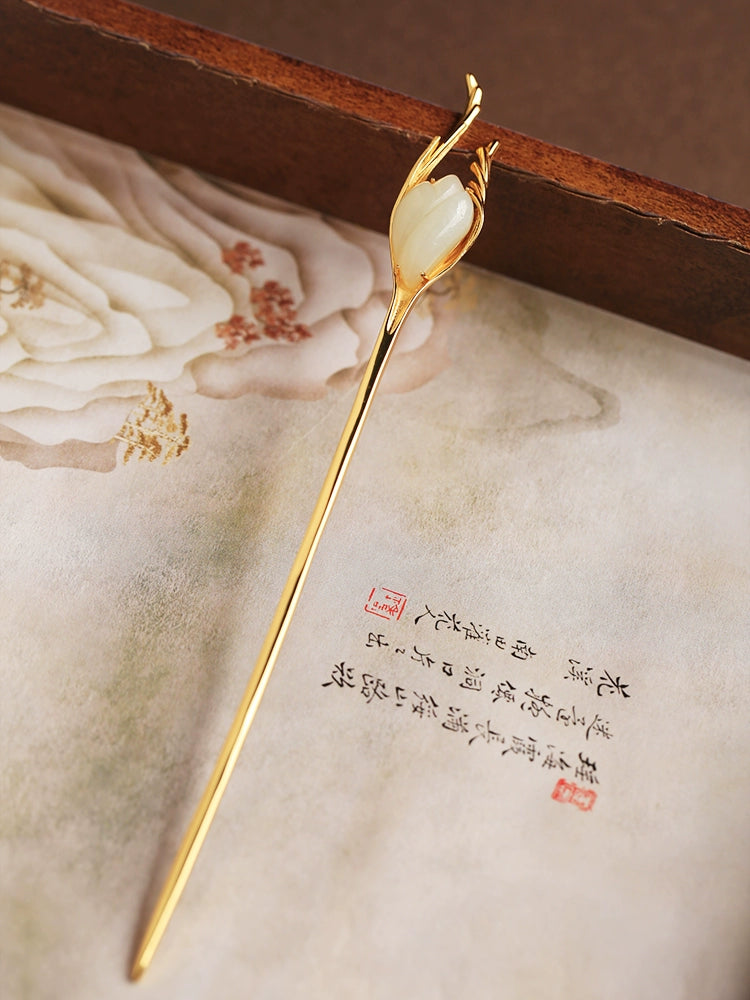Golden Branch Jade Hairpin Collection