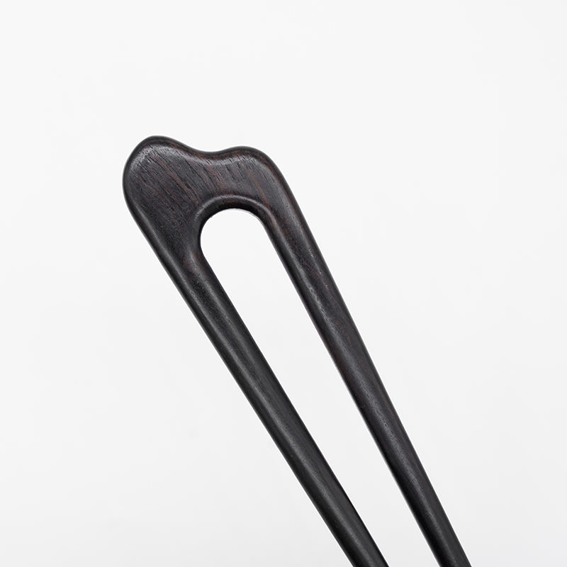 Classic U-shaped Small Mountain Wooden Hairpin