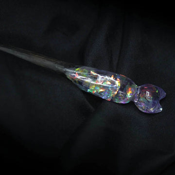 Kitty Cat Wooden Hair Stick