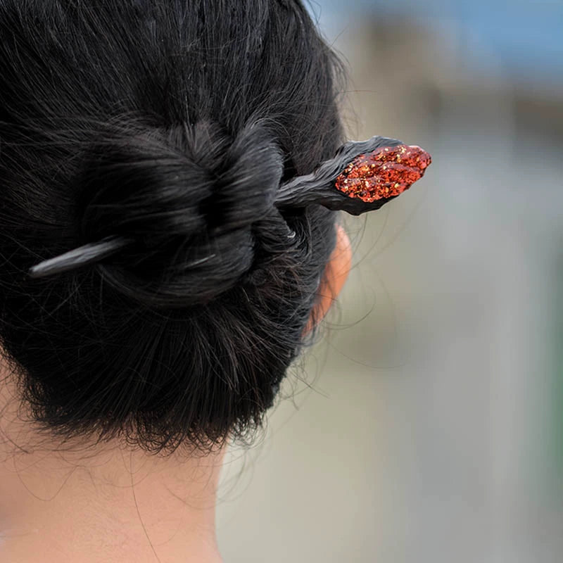 Handmade Zitan Wood Hair Stick