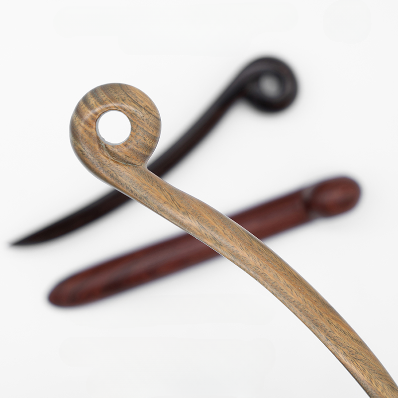 Handmade Snail Wooden Hair Stick