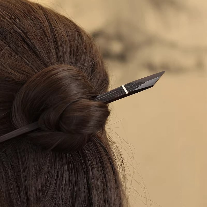Hand-crarved Wooden Hair Stick