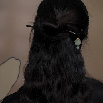 Black Sandalwood Jade Hair Stick