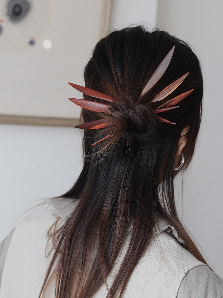 Handmade Willow Leaf Knife Hair Stick