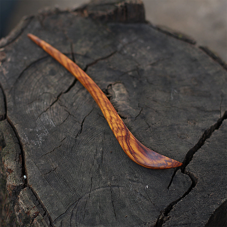 Handmade Orchid Leaf Hair Stick