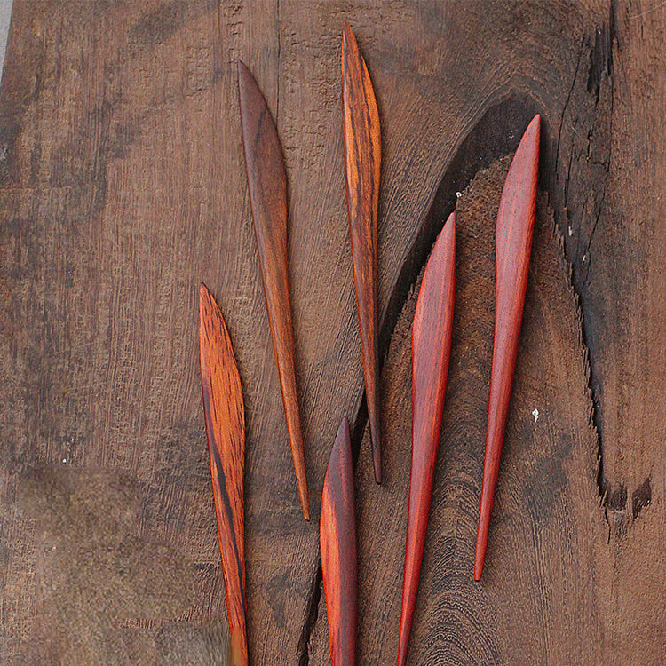 Handmade Willow Leaf Knife Hair Stick
