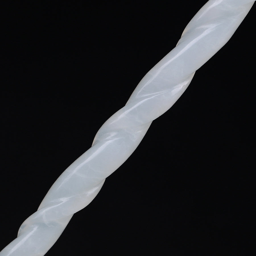 Handmade White Snake Jade Hair Stick